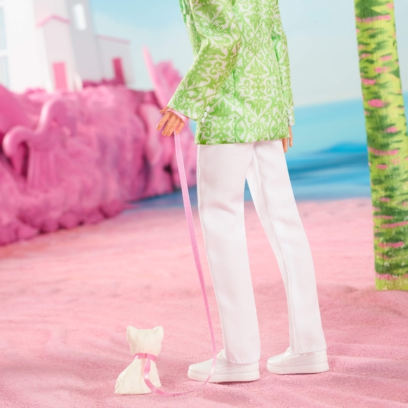 Sugar’s Daddy Ken Doll in Pastel Suit With Dog – Barbie The Movie Collectible - Picture 10 of 15